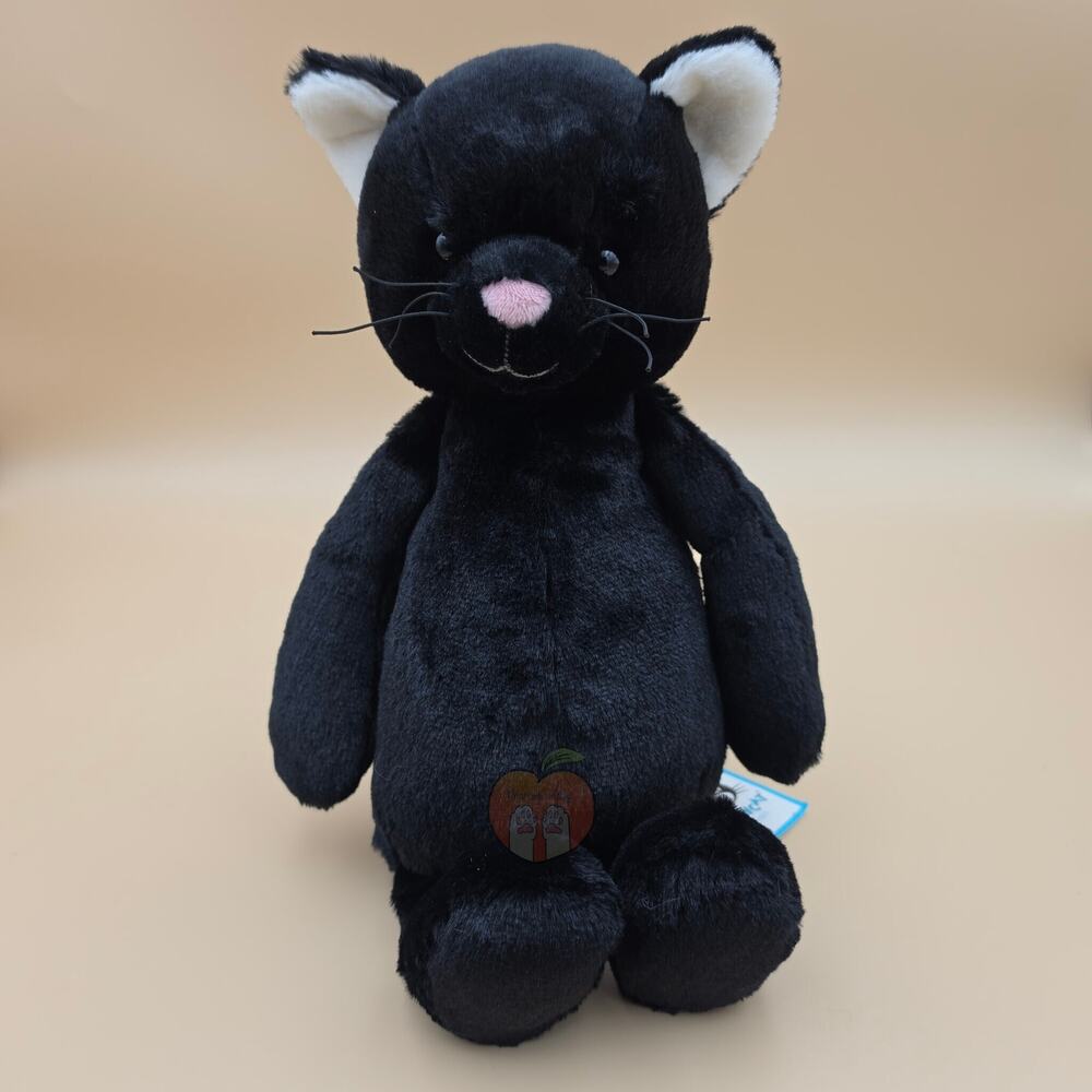 Jellycat Bashful Black Kitten Medium - AUTHENTIC - NEW WITH TAGS
